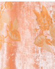 Velvet Dress with Burnout and Georgette Details