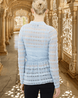 Tailor Fit Blouse With Embroidery