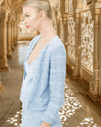 Hand Beaded Crop Jacket