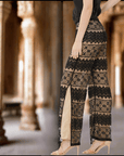 Hand Beaded Lace Pants