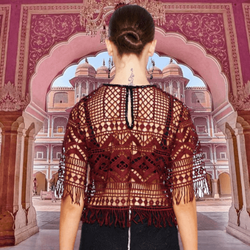 Bohemian Embroidered Top