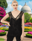 Crochet Beaded Fringe Top