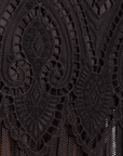 Maxi Skirt with Paisley Embroidery