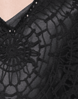 Crochet Beaded Fringe Top