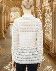 Tailor Fit Blouse With Embroidery