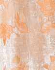 Velvet Dress with Burnout and Georgette Details