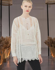 Crochet Weave Bohemian Top