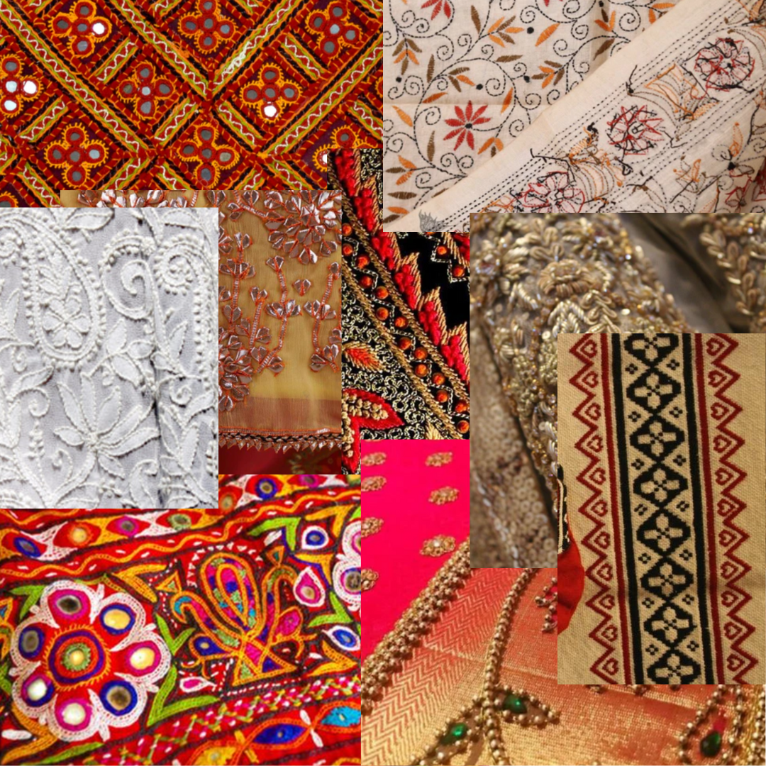 Various Techniques of Embroidery Traditionally Used and Developed In India