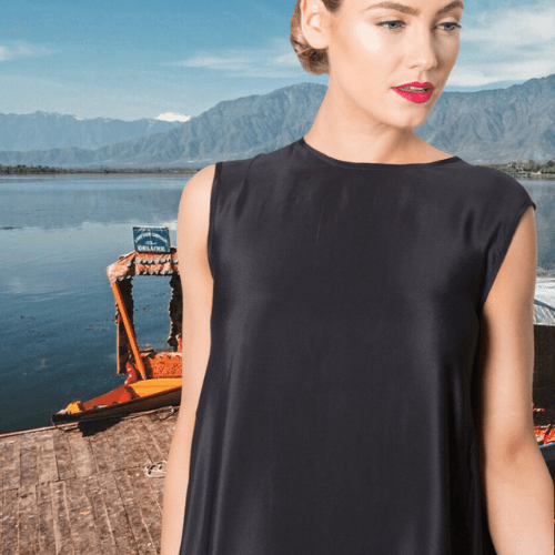 Silk Top With A Modern Twist