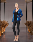 The Two Tone Sequin Bomber Jacket