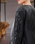 The Embroidered Leather Jacket