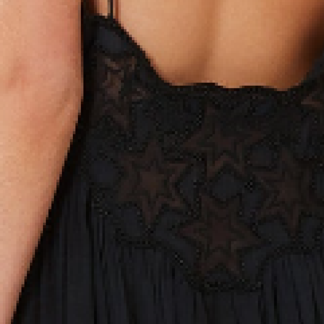 High-Waisted Embroidered Gown