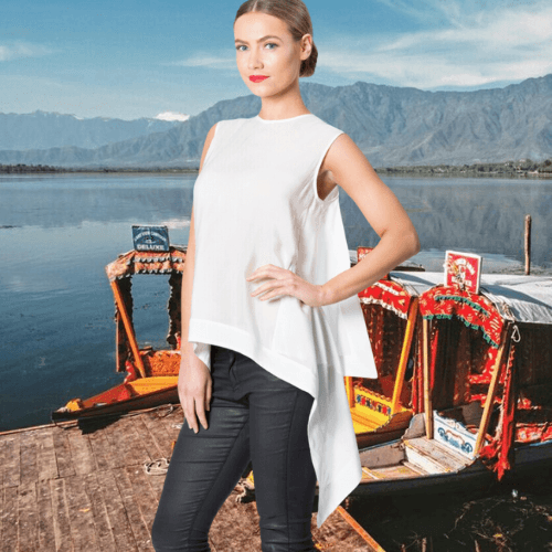 Silk Top With A Modern Twist
