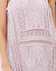 Elegant Crochet Weave Dress