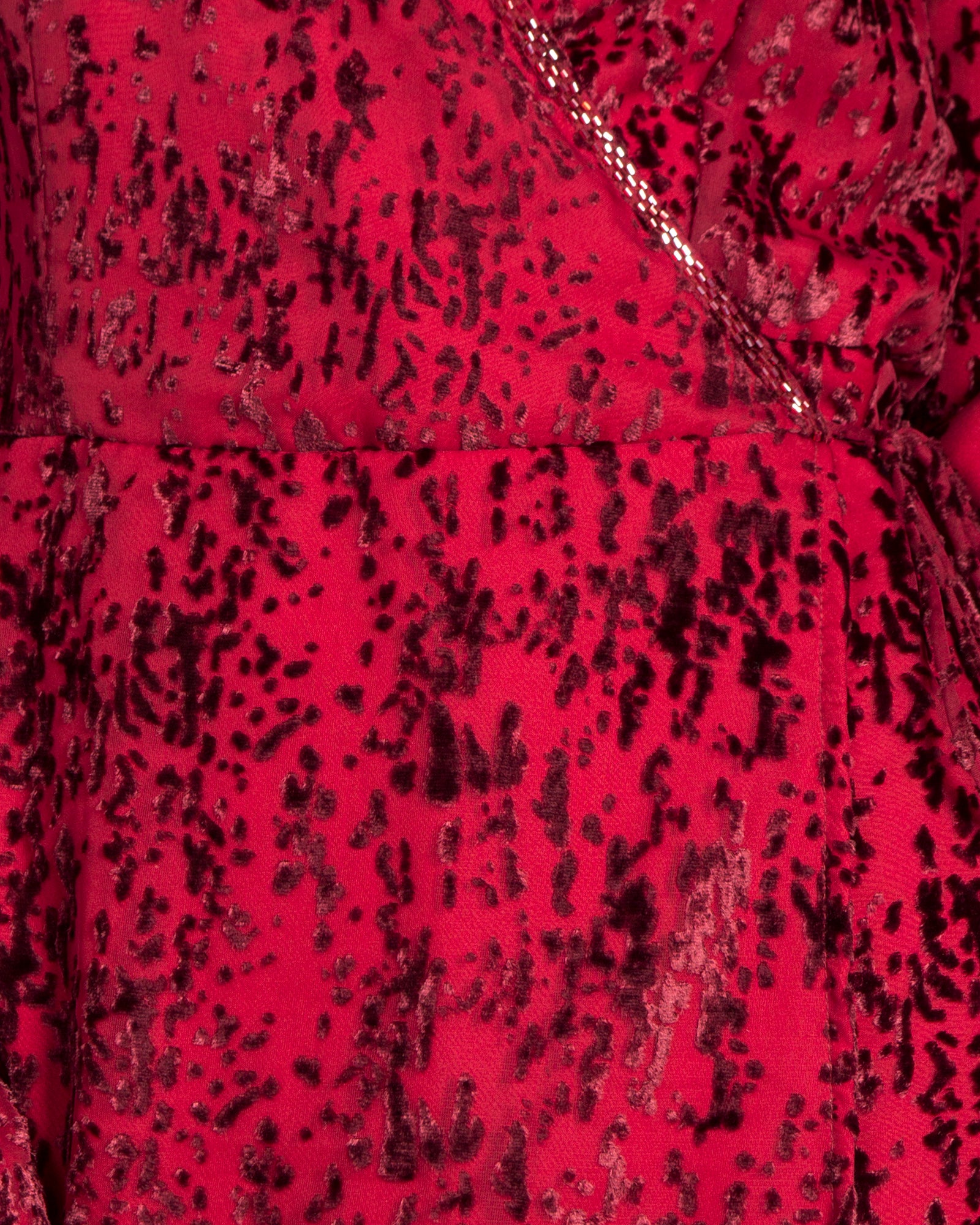 Velvet Wrap Top